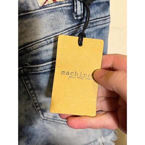 Women's High-Cut Shorts by Machine Nouvelle Mode, Size M, 28 - Picture 4 of 5